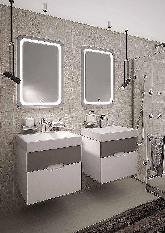 Тумба под раковину Creto Malibu 60 7-1077CapS подвесная Capuchino Soft, купить, цена, заказать, магазин, доставка, скидка, промокод, купить, цена, заказать, магазин, доставка, скидка, промокод