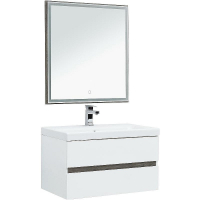 Комплект мебели для ванной Aquanet Беркли 80 258969 подвесной Белый Дуб рошелье, купить, цена, заказать, магазин, доставка, скидка, промокод, купить, цена, заказать, магазин, доставка, скидка, промокод