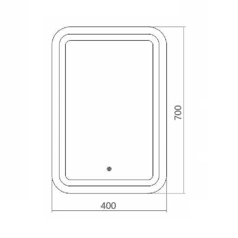 Зеркало Azario Мальта 40 ФР-00001372 с подсветкой с сенсорным выключателем, купить, цена, заказать, магазин, доставка, скидка, промокод, купить, цена, заказать, магазин, доставка, скидка, промокод