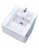 Тумба с раковиной Marka One Bumble 40П Ц0000001481 подвесная Белая, купить, цена, заказать, магазин, доставка, скидка, промокод, купить, цена, заказать, магазин, доставка, скидка, промокод