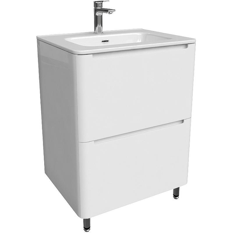 Тумба с раковиной Iddis Edifice 60 EDI60WFi95K Белая, купить, цена, заказать, магазин, доставка, скидка, промокод, купить, цена, заказать, магазин, доставка, скидка, промокод