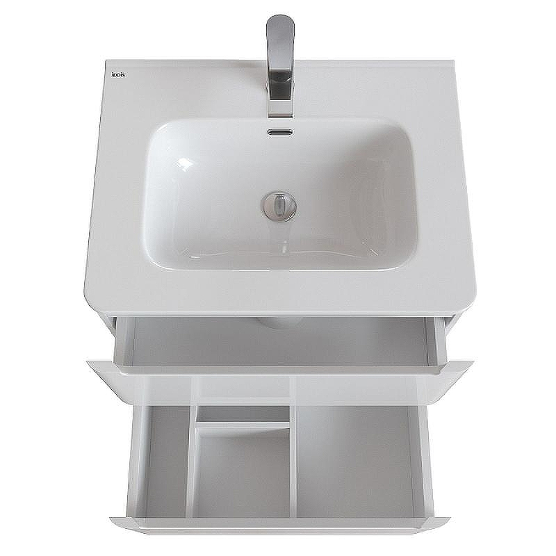 Тумба с раковиной Iddis Edifice 60 EDI60WFi95K Белая, купить, цена, заказать, магазин, доставка, скидка, промокод, купить, цена, заказать, магазин, доставка, скидка, промокод
