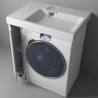 Тумба с раковиной Эстет Riga Luxe R 80 ФР-00009657 Белая, купить, цена, заказать, магазин, доставка, скидка, промокод, купить, цена, заказать, магазин, доставка, скидка, промокод