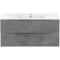Тумба под раковину Vincea Mia 100 VMC-2MC100BT подвесная Beton, купить, цена, заказать, магазин, доставка, скидка, промокод, купить, цена, заказать, магазин, доставка, скидка, промокод
