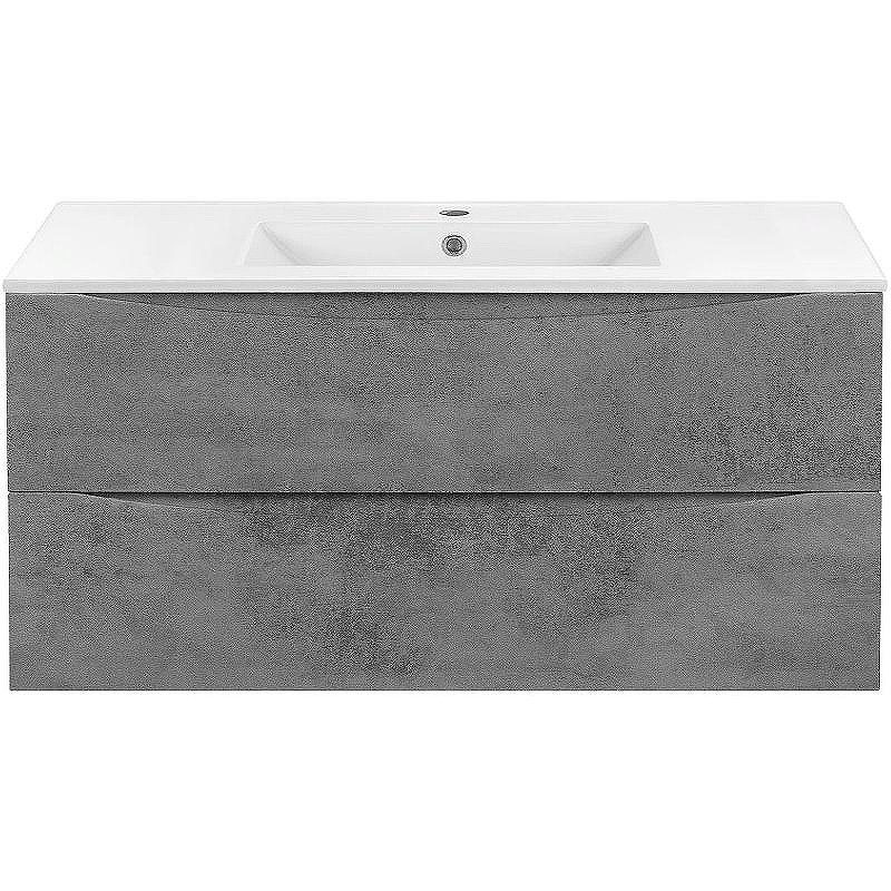 Тумба под раковину Vincea Mia 100 VMC-2MC100BT подвесная Beton, купить, цена, заказать, магазин, доставка, скидка, промокод, купить, цена, заказать, магазин, доставка, скидка, промокод