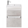 Тумба под раковину Dreja Slim 65 99.0503 подвесная Бетон Белый глянец, купить, цена, заказать, магазин, доставка, скидка, промокод, купить, цена, заказать, магазин, доставка, скидка, промокод