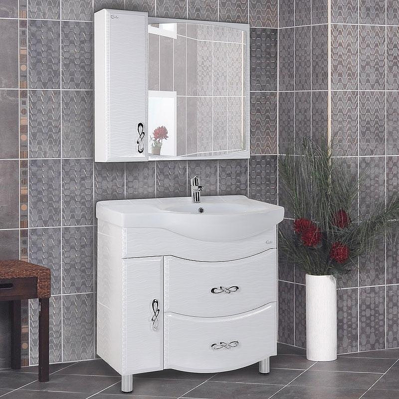 Тумба под раковину Onika Вальс 82 Белая, купить, цена, заказать, магазин, доставка, скидка, промокод, купить, цена, заказать, магазин, доставка, скидка, промокод