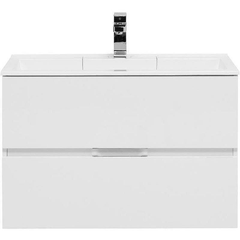 Тумба с раковиной Aquanet Алвита 80 238368 подвесная Белый глянец, купить, цена, заказать, магазин, доставка, скидка, промокод, купить, цена, заказать, магазин, доставка, скидка, промокод