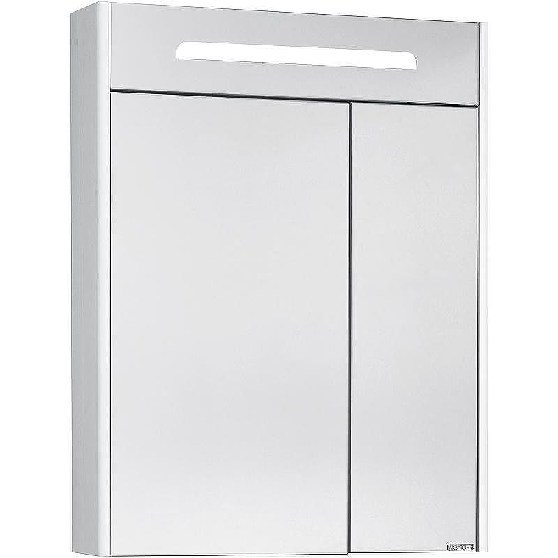 Зеркальный шкаф Aquaton Сильва 60 1A216202SIW70 с подсветкой Дуб полярный, купить, цена, заказать, магазин, доставка, скидка, промокод, купить, цена, заказать, магазин, доставка, скидка, промокод