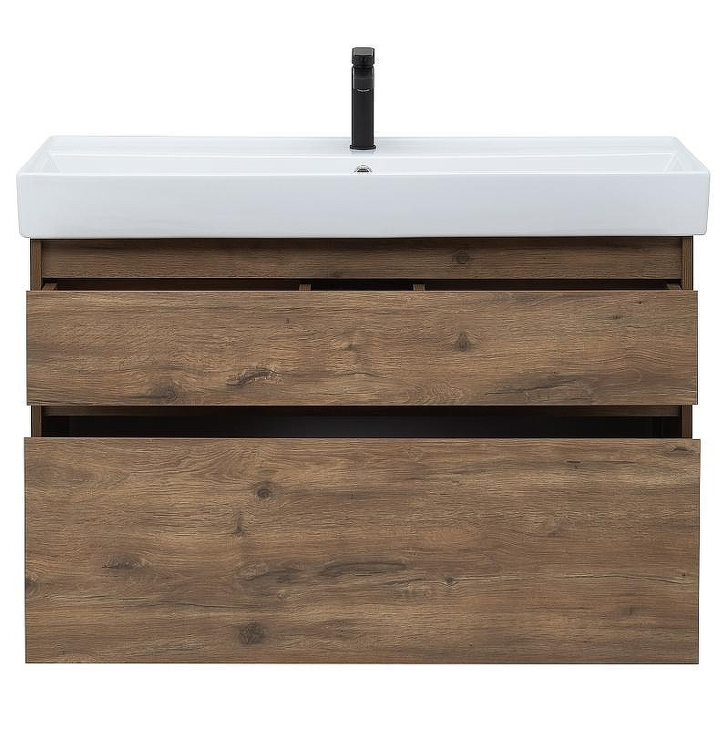 Тумба под раковину Aquanet Nova Lite Slim Synergy 100 249957 подвесная Дуб рустикальный, купить, цена, заказать, магазин, доставка, скидка, промокод, купить, цена, заказать, магазин, доставка, скидка, промокод