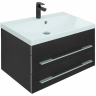 Тумба с раковиной Aquanet Верона 75 287646 подвесная Черная матовая, купить, цена, заказать, магазин, доставка, скидка, промокод, купить, цена, заказать, магазин, доставка, скидка, промокод