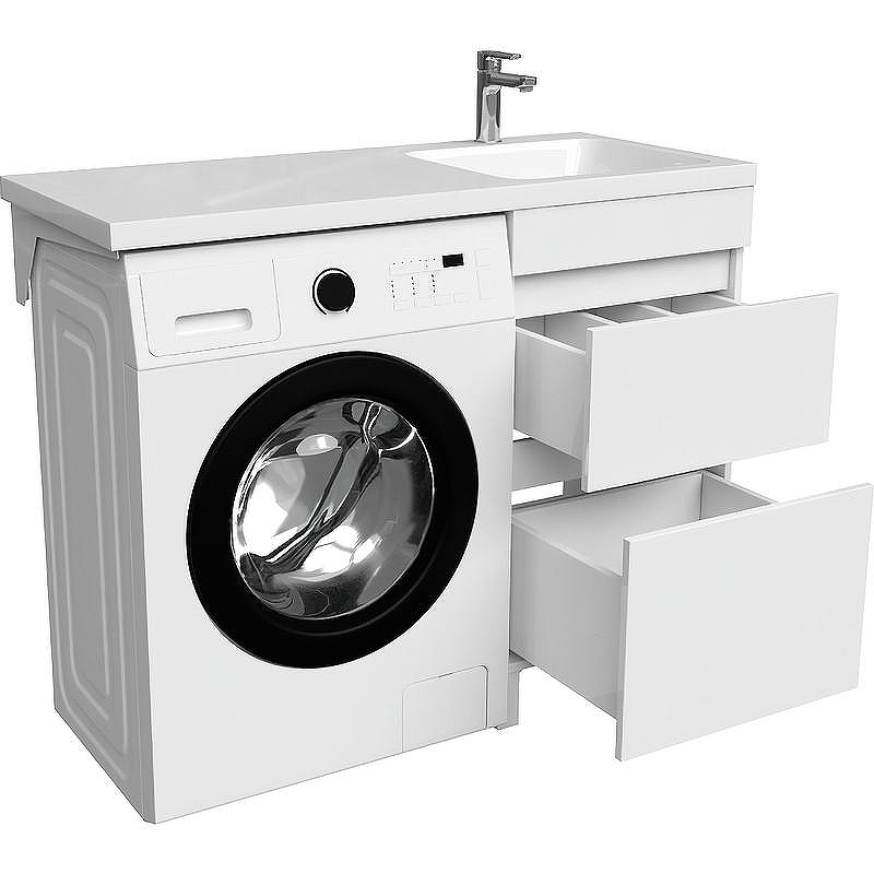 Тумба с раковиной Iddis Optima Home 110 R OPH11RBi95K Белый, купить, цена, заказать, магазин, доставка, скидка, промокод, купить, цена, заказать, магазин, доставка, скидка, промокод