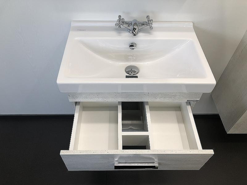 Тумба с раковиной Comforty Никосия 60 00004138879 подвесная Дуб белый, купить, цена, заказать, магазин, доставка, скидка, промокод, купить, цена, заказать, магазин, доставка, скидка, промокод