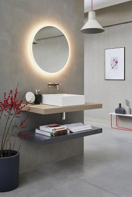 Зеркало Jacob Delafon 50 EB1450-NF с подсветкой и подогревом с сенсорным выключателем