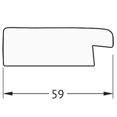 Зеркало Evoform Definite 84х64 BY 0650 в багетной раме - Травленое золото 59