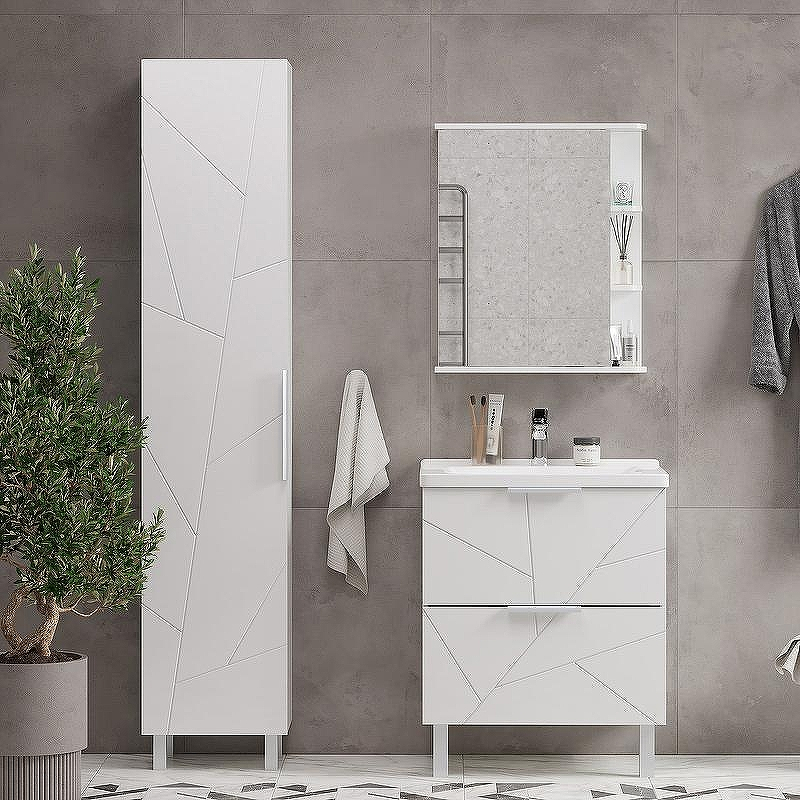 Тумба под раковину Volna Twing 80.2Y tnTWG80.2Y-01 Белая, купить, цена, заказать, магазин, доставка, скидка, промокод, купить, цена, заказать, магазин, доставка, скидка, промокод