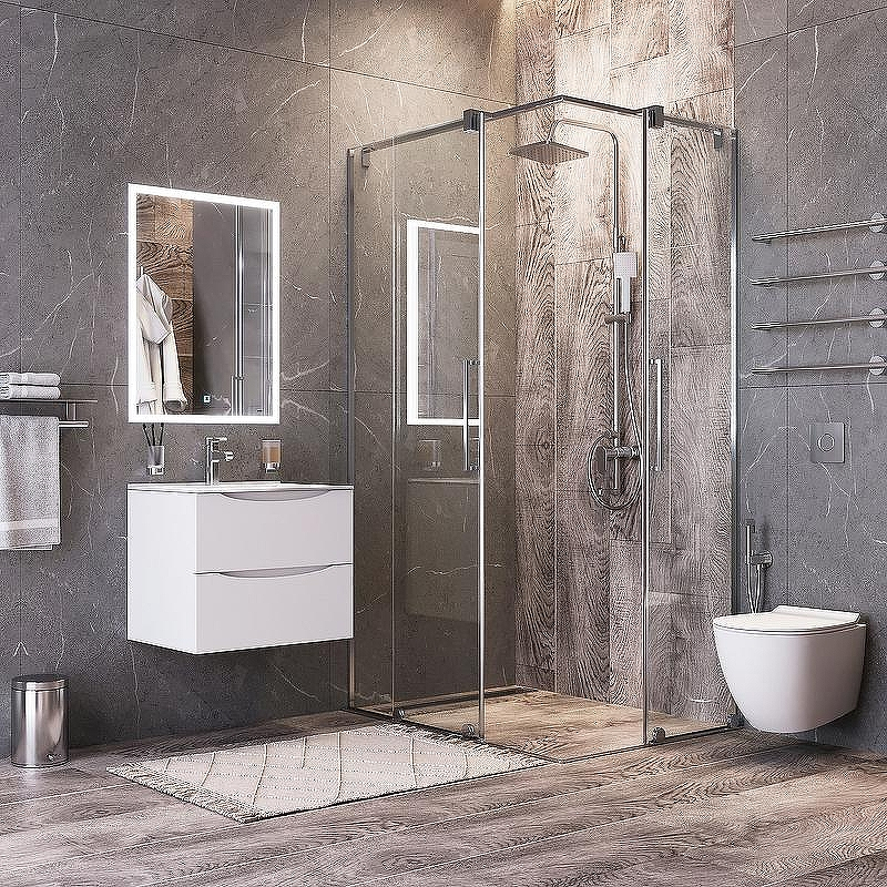 Зеркало Bond Cube 60x80 M44ZE-6080 с подсветкой с сенсорным выключателем, купить, цена, заказать, магазин, доставка, скидка, промокод, купить, цена, заказать, магазин, доставка, скидка, промокод