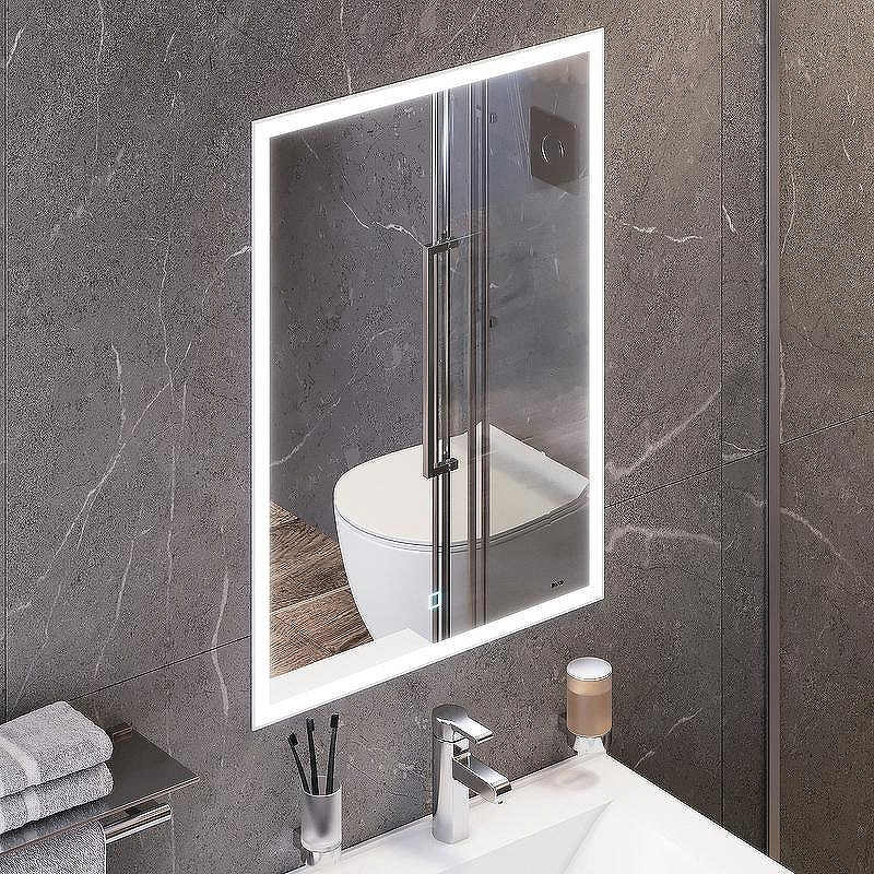 Зеркало Bond Cube 60x80 M44ZE-6080 с подсветкой с сенсорным выключателем, купить, цена, заказать, магазин, доставка, скидка, промокод, купить, цена, заказать, магазин, доставка, скидка, промокод