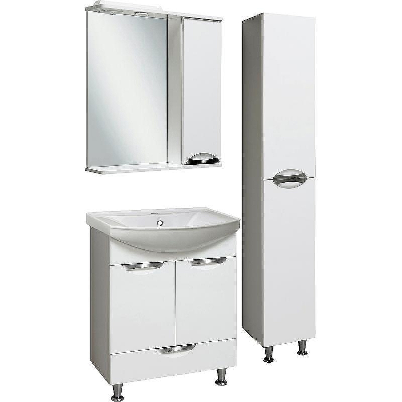 Шкаф пенал Runo Барселона 30 00000001034 Белый, купить, цена, заказать, магазин, доставка, скидка, промокод, купить, цена, заказать, магазин, доставка, скидка, промокод