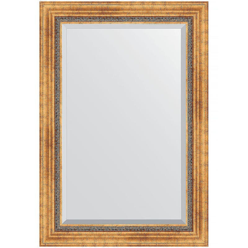 Зеркало Evoform Exclusive 96х66 BY 3438 с фацетом в багетной раме - Римское золото 88, купить, цена, заказать, магазин, доставка, скидка, промокод, купить, цена, заказать, магазин, доставка, скидка, промокод