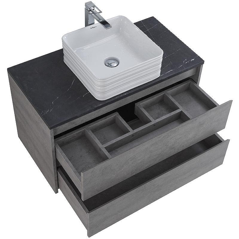 Тумба под раковину BelBagno Kraft 100 KRAFT-1000-2C-SO-CG подвесная Cemento Grigio, купить, цена, заказать, магазин, доставка, скидка, промокод, купить, цена, заказать, магазин, доставка, скидка, промокод