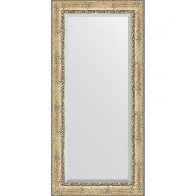 Зеркало Evoform Exclusive 172х82 BY 3610 с фацетом в багетной раме - Состаренное серебро с орнаментом 120