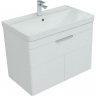 Тумба с раковиной Aquanet Ирис new 80 312430 подвесная Белый глянец, купить, цена, заказать, магазин, доставка, скидка, промокод, купить, цена, заказать, магазин, доставка, скидка, промокод