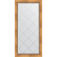 Зеркало Evoform Exclusive-G 158х76 BY 4275 с гравировкой в багетной раме - Римское золото 88, купить, цена, заказать, магазин, доставка, скидка, промокод, купить, цена, заказать, магазин, доставка, скидка, промокод