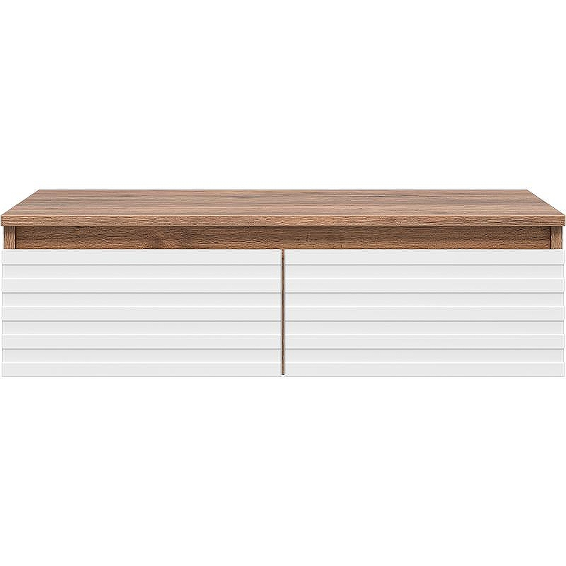 Тумба Brevita Dakota 80 DAK-009080-19-012Я подвесная Белая матовая Дуб Галифакс олово, купить, цена, заказать, магазин, доставка, скидка, промокод, купить, цена, заказать, магазин, доставка, скидка, промокод