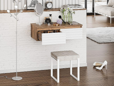 Тумба Brevita Dakota 80 DAK-009080-19-012Я подвесная Белая матовая Дуб Галифакс олово