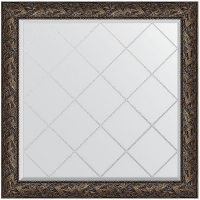 Зеркало Evoform Exclusive-G 109х109 BY 4459 с гравировкой в багетной раме - Византия бронза 99, купить, цена, заказать, магазин, доставка, скидка, промокод, купить, цена, заказать, магазин, доставка, скидка, промокод