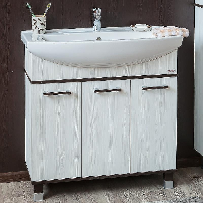 Тумба под раковину Sanflor Толедо 105 Н0000001282 Северное дерево светлое, купить, цена, заказать, магазин, доставка, скидка, промокод, купить, цена, заказать, магазин, доставка, скидка, промокод