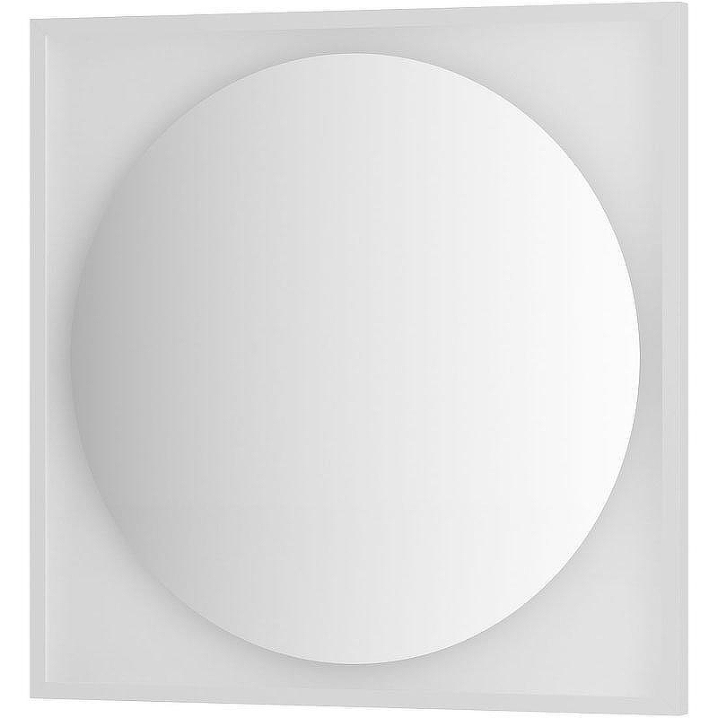 Зеркало Defesto Eclipce 80х80 DF 2228 с подсветкой 18W-4500К/в багетной раме/Без выключателя/Нейтральный белый свет/Белая рама, купить, цена, заказать, магазин, доставка, скидка, промокод, купить, цена, заказать, магазин, доставка, скидка, промокод
