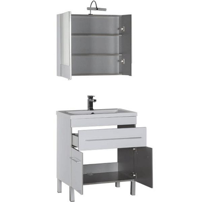 Комплект мебели для ванной Aquanet Верона 75 231034 Белый