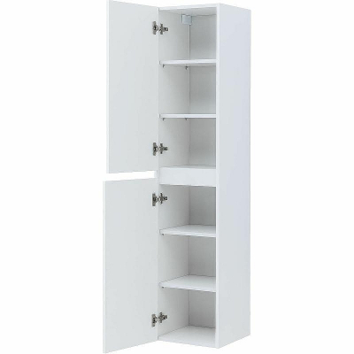 Шкаф пенал Aquanet Вега 35 329126 подвесной Белый глянец