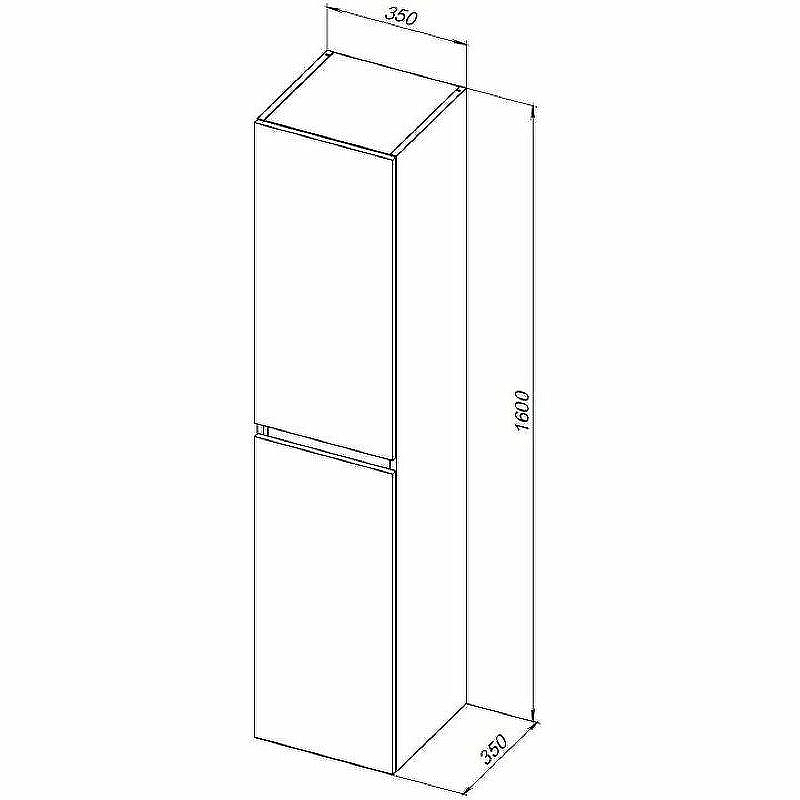 Шкаф пенал Aquanet Вега 35 329126 подвесной Белый глянец, купить, цена, заказать, магазин, доставка, скидка, промокод, купить, цена, заказать, магазин, доставка, скидка, промокод
