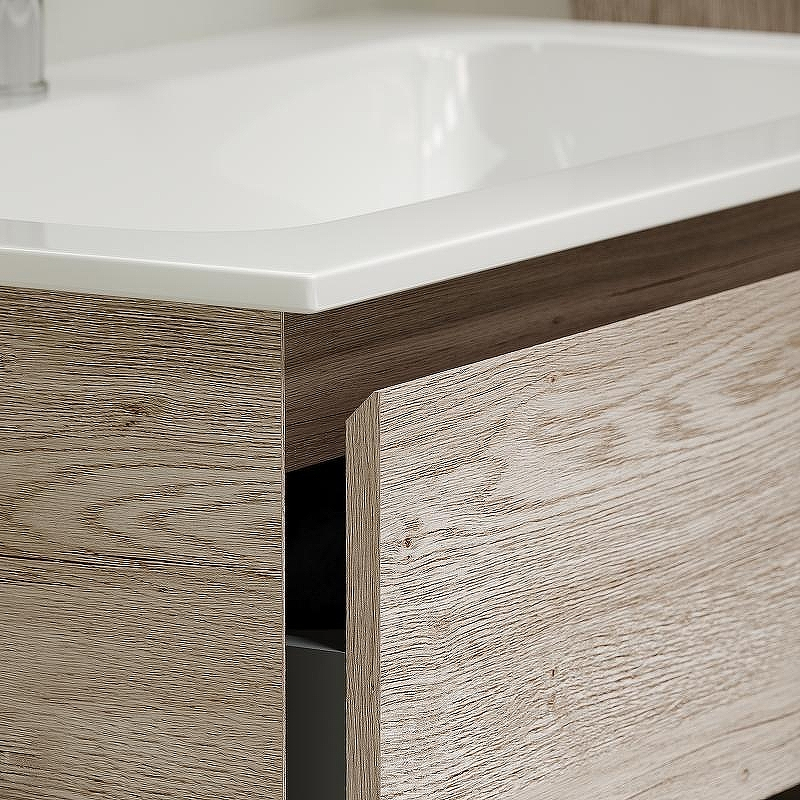 Тумба под раковину Sancos Marmi 1.0 100 MR1.0100EG подвесная Дуб галифакс натуральный, купить, цена, заказать, магазин, доставка, скидка, промокод, купить, цена, заказать, магазин, доставка, скидка, промокод