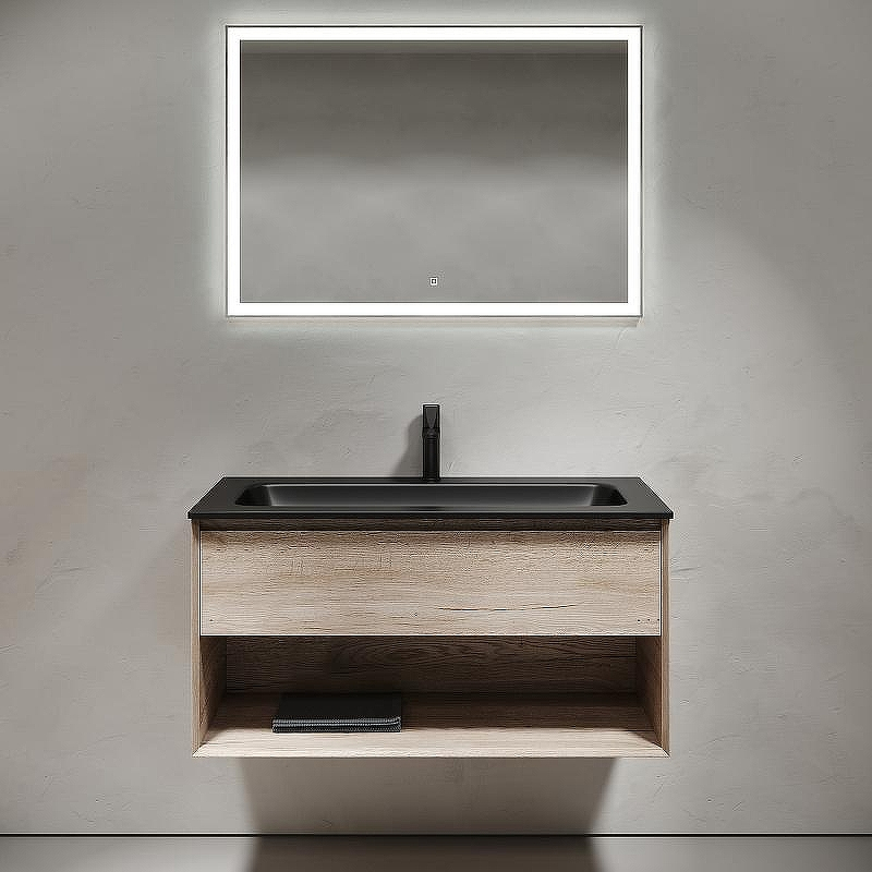 Тумба под раковину Sancos Marmi 1.0 100 MR1.0100EG подвесная Дуб галифакс натуральный, купить, цена, заказать, магазин, доставка, скидка, промокод, купить, цена, заказать, магазин, доставка, скидка, промокод