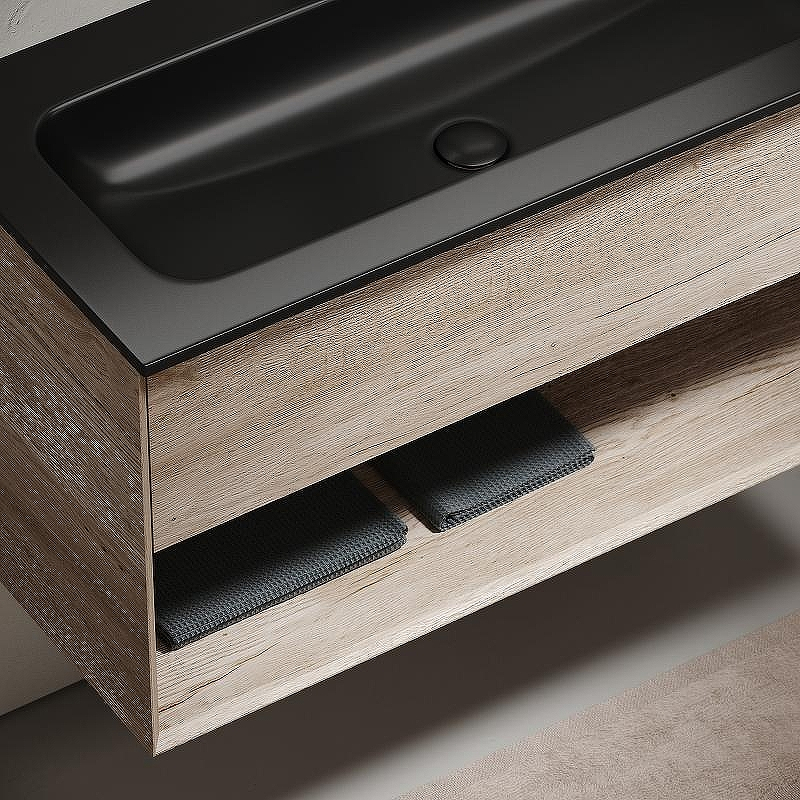 Тумба под раковину Sancos Marmi 1.0 100 MR1.0100EG подвесная Дуб галифакс натуральный, купить, цена, заказать, магазин, доставка, скидка, промокод, купить, цена, заказать, магазин, доставка, скидка, промокод