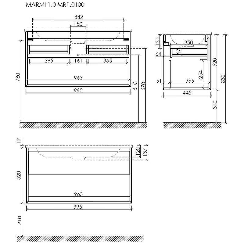 Тумба под раковину Sancos Marmi 1.0 100 MR1.0100EG подвесная Дуб галифакс натуральный, купить, цена, заказать, магазин, доставка, скидка, промокод, купить, цена, заказать, магазин, доставка, скидка, промокод