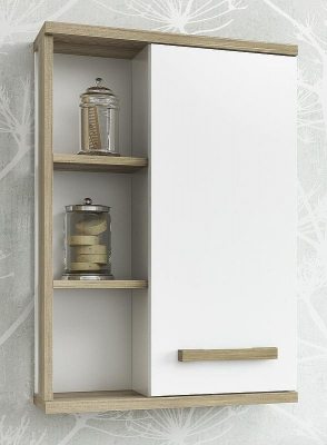 Шкаф подвесной Sanflor Ингрид 50 С03688 Белый Швейцарский вяз