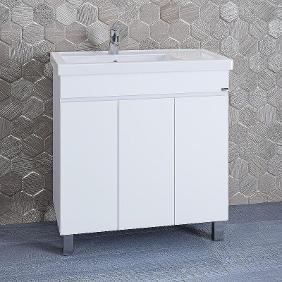 Тумба под раковину СанТа Марс 80 700217 Белая