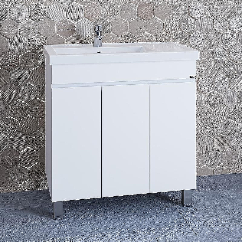 Тумба под раковину СанТа Марс 80 700217 Белая, купить, цена, заказать, магазин, доставка, скидка, промокод, купить, цена, заказать, магазин, доставка, скидка, промокод