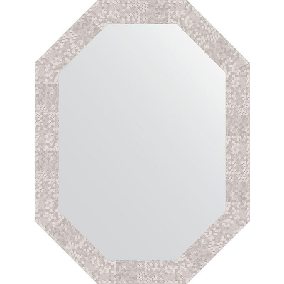 Зеркало Evoform Octagon 62x82 BY 7099 в багетной раме - Соты алюминий 70