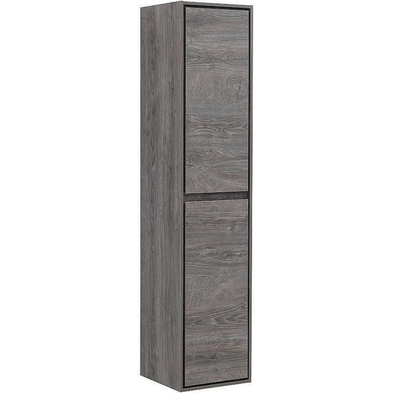 Шкаф пенал Aquanet Милан 35 336387 подвесной Дуб рошелье, купить, цена, заказать, магазин, доставка, скидка, промокод, купить, цена, заказать, магазин, доставка, скидка, промокод