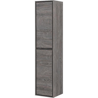 Шкаф пенал Aquanet Милан 35 336387 подвесной Дуб рошелье