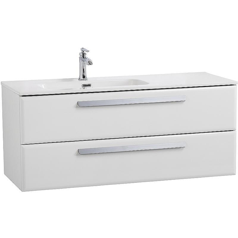 Тумба под раковину Cezares Eco-Cer-N 120 L ECO-CER-N-1200-2C-SO-BL-L подвесная Bianco Lucido без ручек, купить, цена, заказать, магазин, доставка, скидка, промокод, купить, цена, заказать, магазин, доставка, скидка, промокод