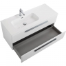 Тумба под раковину Cezares Eco-Cer-N 120 L ECO-CER-N-1200-2C-SO-BL-L подвесная Bianco Lucido без ручек, купить, цена, заказать, магазин, доставка, скидка, промокод, купить, цена, заказать, магазин, доставка, скидка, промокод