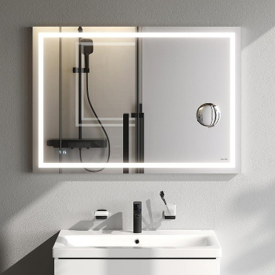 Зеркало AM.PM Gem 100 M91AMOX1003WG с подсветкой с механическим выключателем