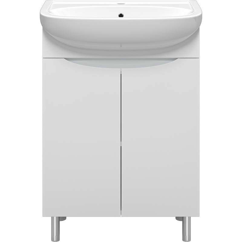 Тумба с раковиной Misty Смайл 60 УТ000013112 Белая, купить, цена, заказать, магазин, доставка, скидка, промокод, купить, цена, заказать, магазин, доставка, скидка, промокод